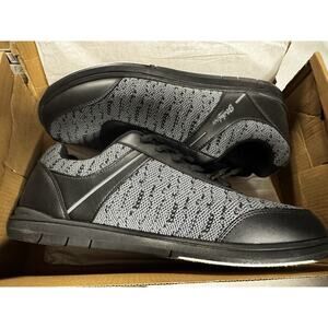 Men’s Bowling Shoes NIB Size 11.5 KR Strikeforce Flyer Mesh Black/Steel